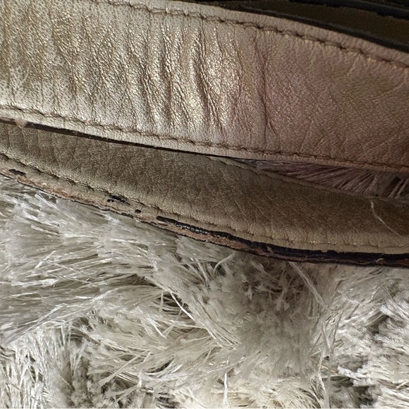 Coach White Plaid Crossbody Shoulder Bag with Multicolor Stripes - Picture 9 of 16